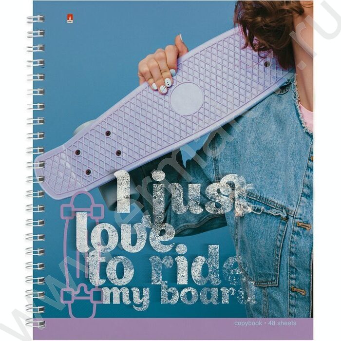 Тетрадь  48л клетка/спираль "Renny board" ассорти | Фото 2