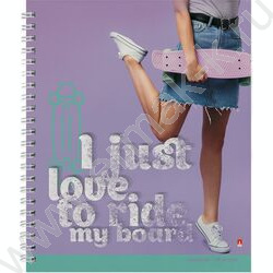 Тетрадь  48л клетка/спираль "Renny board" ассорти | Фото 3