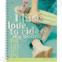 Тетрадь  48л клетка/спираль "Renny board" ассорти | Фото 4