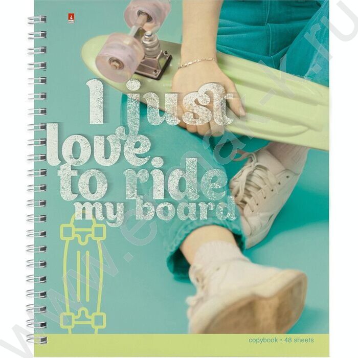 Тетрадь  48л клетка/спираль "Renny board" ассорти | Фото 4