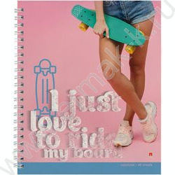 Тетрадь  48л клетка/спираль "Renny board" ассорти | Фото 6