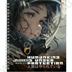 Тетрадь  80л клетка/спираль "Гравитация" ассорти | Фото 2