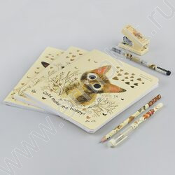 Ручка гелевая черная 0,5мм  UniWrite Котики счастья | Фото 3