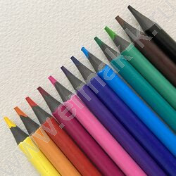 Карандаши пластиковые 12цв Рисуй и стирай с ластиком и точилкой 4вида | Фото 8