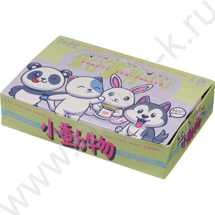 Точилка 1отв. пластик/с контейнером в пенале/ Kawall animals | Фото 5