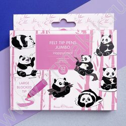 Фломастеры  12цв Jumbo (антивандальные) Happycolor | Фото 6