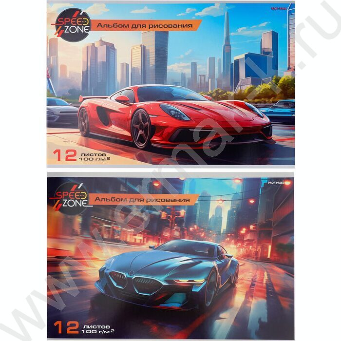 Альбом д/зарисовок 12л "Авто и современный город" | Фото 1