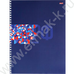 Тетрадь  60л А4 клетка/спираль "Россия-14" | Фото 1