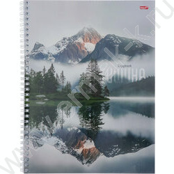 Тетрадь  80л А4 клетка/спираль "Природное умиротворени" | Фото 1