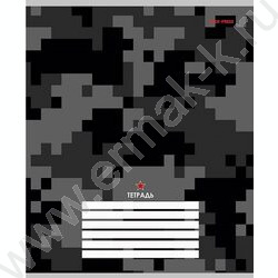 Тетрадь  12л клетка "Пиксельное милитари" 5видов | Фото 6