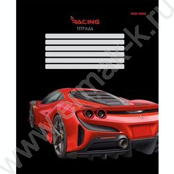 Тетрадь  12л клетка "Шикарная машина" 5видов | Фото 3