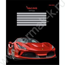 Тетрадь  12л клетка "Шикарная машина" 5видов | Фото 4