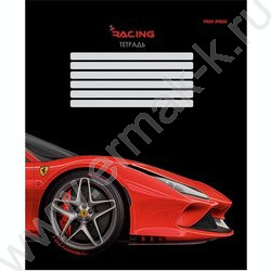 Тетрадь  12л клетка "Шикарная машина" 5видов | Фото 5