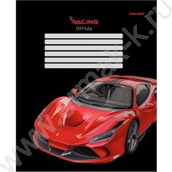 Тетрадь  12л клетка "Шикарная машина" 5видов | Фото 6