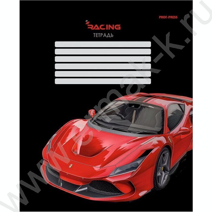 Тетрадь  12л клетка "Шикарная машина" 5видов | Фото 6