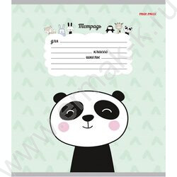 Тетрадь  12л линейка косая дополнительная "Рисунок животного" 5видов | Фото 3