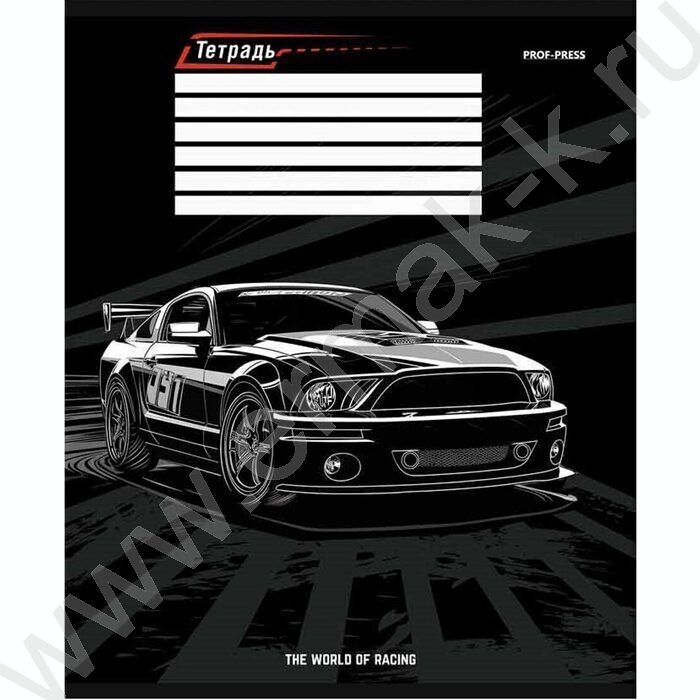 Тетрадь  12л линейка косая дополнительная "Шикарная машина" твин-лак/ 5видов | Фото 2