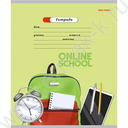 Тетрадь  18л клетка "Школьная атрибутика" ассорти | Фото 4
