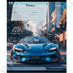 Тетрадь  18л клетка "Микс авто-1" твин-лак /ассорти | Фото 2