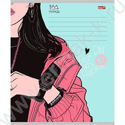 Тетрадь  24л клетка "Модные девушки-1" 5видов | Фото 3