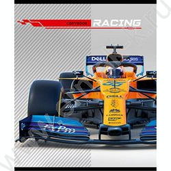 Тетрадь  40л клетка "Королевская гонка" ассорти | Фото 2