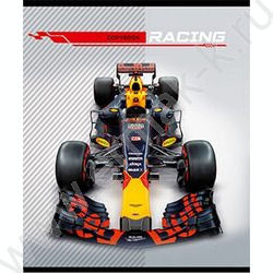 Тетрадь  40л клетка "Королевская гонка" ассорти | Фото 5