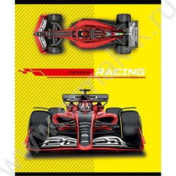 Тетрадь  40л клетка "Королевская гонка" ассорти | Фото 6