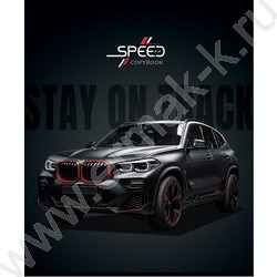 Тетрадь  48л клетка "Авто на черном фоне" /софт-тач/ ассорти | Фото 3