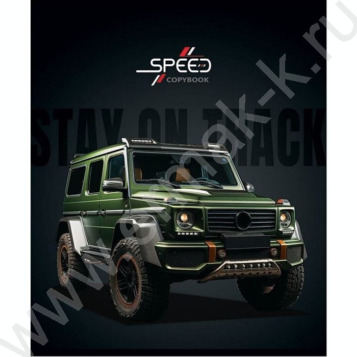 Тетрадь  48л клетка "Авто на черном фоне" /софт-тач/ ассорти | Фото 4