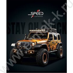 Тетрадь  48л клетка "Авто на черном фоне" /софт-тач/ ассорти | Фото 5