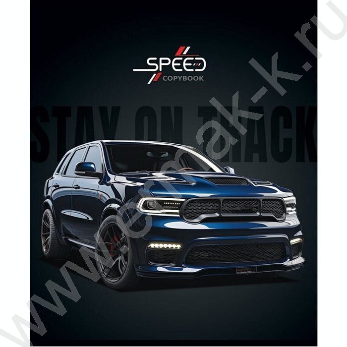 Тетрадь  48л клетка "Авто на черном фоне" /софт-тач/ ассорти | Фото 6