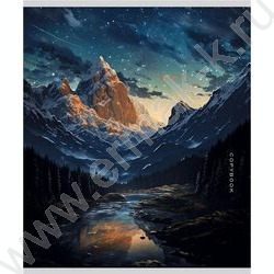 Тетрадь  48л клетка "Горные пейзажи-2" /софт-тач/ ассорти | Фото 5