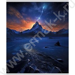 Тетрадь  48л клетка "Горные пейзажи-2" /софт-тач/ ассорти | Фото 6