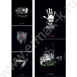 Тетрадь  48л клетка "Урбанистичные дизайны" /софт-тач/ ассорти | Фото 1