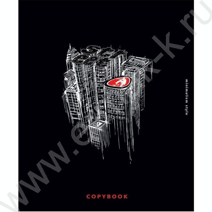 Тетрадь  48л клетка "Урбанистичные дизайны" /софт-тач/ ассорти | Фото 4