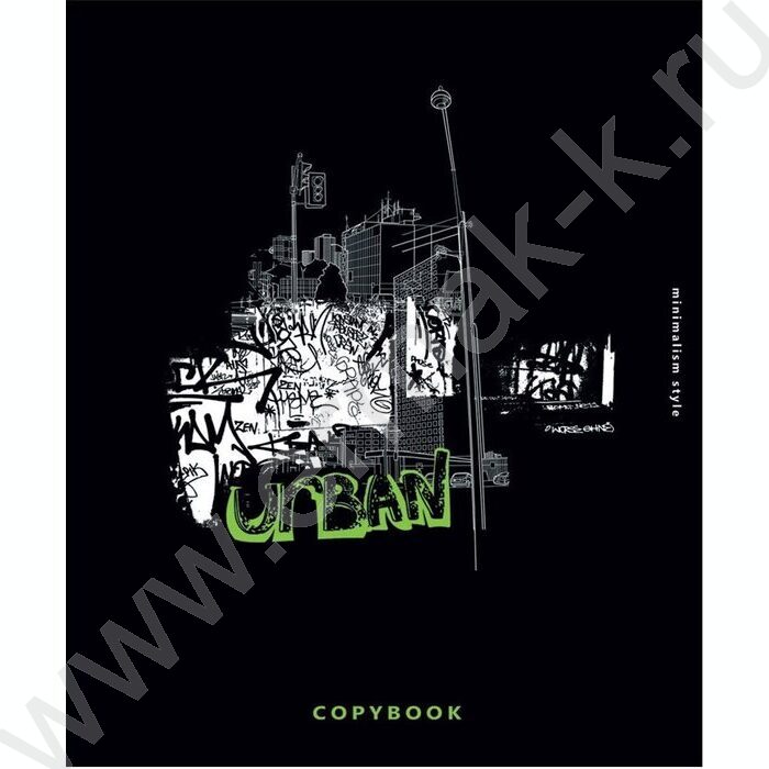 Тетрадь  48л клетка "Урбанистичные дизайны" /софт-тач/ ассорти | Фото 6