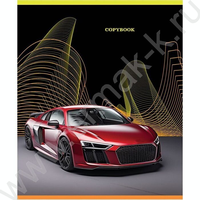 Тетрадь  48л клетка "Авто и город в график" /софт-тач/ ассорти | Фото 2