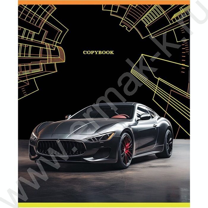 Тетрадь  48л клетка "Авто и город в график" /софт-тач/ ассорти | Фото 3