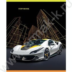 Тетрадь  48л клетка "Авто и город в график" /софт-тач/ ассорти | Фото 4