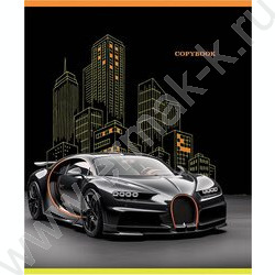 Тетрадь  48л клетка "Авто и город в график" /софт-тач/ ассорти | Фото 6