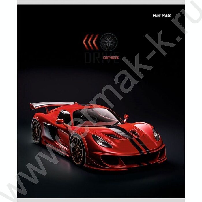 Тетрадь  96л клетка "Авто на черном-1" /твин-лак/ ассорти | Фото 3