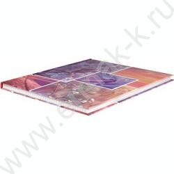 Тетрадь  96л А4 клетка/тв.обл. "Сиреневый микс" /лянц.лам./ | Фото 2