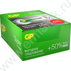 Батарейка GP Super G-Tech AA (LR6) 15A алкалиновая, SB4 /спайка 4шт/ | Фото 3