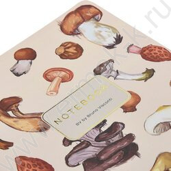 Тетрадь  40л линейка "Грибная феерия" 70 г/м2 бежевая бумага | Фото 6