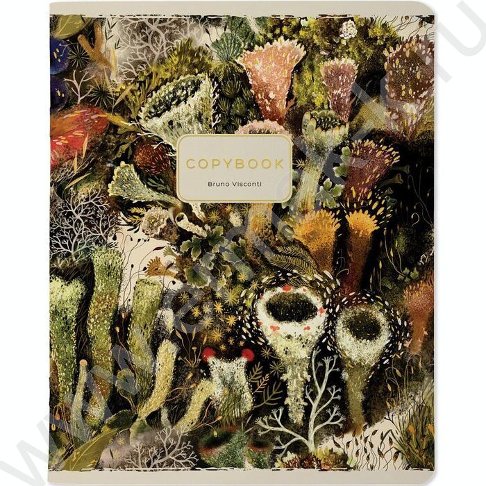 Тетрадь  48л клетка "Flora" /мат.лам.Soft Touch/фольга золото/ ассорти | Фото 4