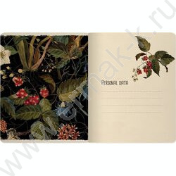 Тетрадь  48л клетка "Flora" /мат.лам.Soft Touch/фольга золото/ ассорти | Фото 7
