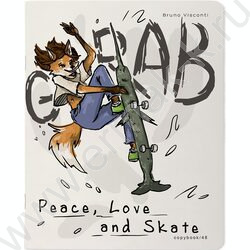 Тетрадь  48л клетка "Street skate" /мат.лам.Soft Touch/ ассорти | Фото 2