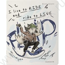 Тетрадь  48л клетка "Street skate" /мат.лам.Soft Touch/ ассорти | Фото 6