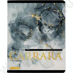Тетрадь  48л клетка "Carrara" /мат.лам.Soft Touch/фольга золото/ ассорти | Фото 5