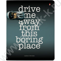 Тетрадь  48л клетка "Автодрайв" /УФ- лак сплошной/ 5видов | Фото 2